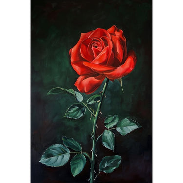 Rose Acrylic Canvas Painting